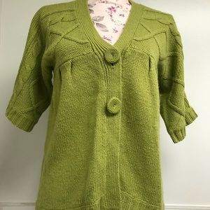 Lime Green Cardigan